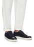 Figure View - Click To Enlarge - LANVIN - Suede leather low top sneakers