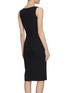 Back View - Click To Enlarge - ALEXANDER MCQUEEN - Sweetheart neck sleeveless dress