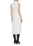 Back View - Click To Enlarge - ALEXANDER MCQUEEN - Tie front sleeveless dress