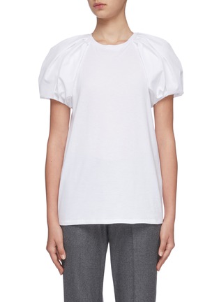 Main View - Click To Enlarge - ALEXANDER MCQUEEN - Puff sleeve top