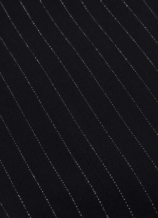 Detail View - Click To Enlarge - ALEXANDER MCQUEEN - Pinstripe mini pencil wool skirt