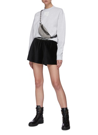 Figure View - Click To Enlarge - T BY ALEXANDER WANG - Foundation terry crewneck sweatshirt