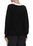 Back View - Click To Enlarge - T BY ALEXANDER WANG - Bi-layer wool knit sweater