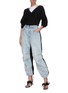 Figure View - Click To Enlarge - T BY ALEXANDER WANG - Bi-layer wool knit sweater