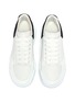 Detail View - Click To Enlarge - ALEXANDER MCQUEEN - Oversized contrast tab oversized court trainers