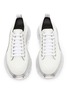 Detail View - Click To Enlarge - ALEXANDER MCQUEEN - 'Tread Slick' metallic chunky sole sneakers