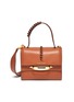 Main View - Click To Enlarge - ALEXANDER MCQUEEN - 'THE STORY' STITCH DETAIL LEATHER SHOULDER BAG