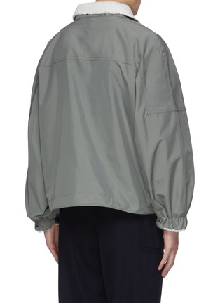 Back View - Click To Enlarge - FFIXXED STUDIOS - 'Nikko' high collar lined anorak jacket