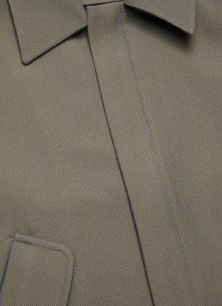  - FFIXXED STUDIOS - Kun holographic zip front shirt jacket