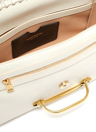 Detail View - Click To Enlarge - ALEXANDER MCQUEEN - 'The Story' stitch detail leather shoulder bag