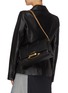 Front View - Click To Enlarge - ALEXANDER MCQUEEN - 'The Story' stitch detail leather shoulder bag