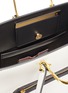 Detail View - Click To Enlarge - ALEXANDER MCQUEEN - 'The Tall Story' colourblock leather tote