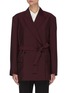 Main View - Click To Enlarge - ACNE STUDIOS - Double Breast Belt Jacket