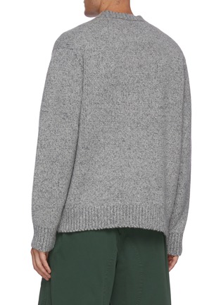 Back View - Click To Enlarge - ACNE STUDIOS - Ribbed detail wool blend knit sweater