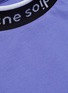  - ACNE STUDIOS - Contrast logo crewneck drop shoulder T-shirt