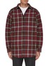 Main View - Click To Enlarge - ACNE STUDIOS - Check Patch Pocket Flannel Shirt