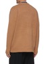 Back View - Click To Enlarge - ACNE STUDIOS - V-neck button wool blend cardigan