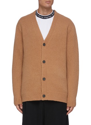 Main View - Click To Enlarge - ACNE STUDIOS - V-neck button wool blend cardigan
