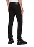 Back View - Click To Enlarge - ACNE STUDIOS - Black unwashed skinny jeans