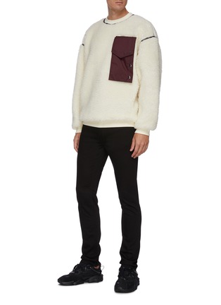 Figure View - Click To Enlarge - ACNE STUDIOS - Black unwashed skinny jeans