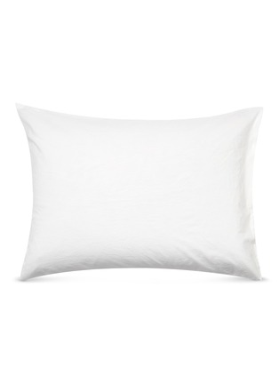 Main View - Click To Enlarge - TEKLA - Organic cotton percale pillow case – Broken White