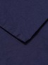 Detail View - Click To Enlarge - TEKLA - Organic cotton percale pillow case – Dark Navy