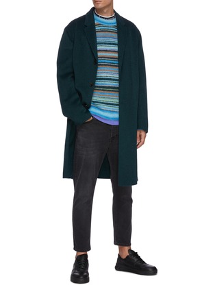 Figure View - Click To Enlarge - ACNE STUDIOS - Double face single breasted wool coat