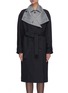 Main View - Click To Enlarge - FFIXXED STUDIOS - Double collar oversized trench coat