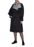 Figure View - Click To Enlarge - FFIXXED STUDIOS - Double collar oversized trench coat