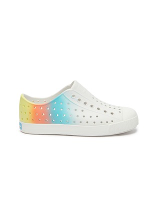 Main View - Click To Enlarge - NATIVE  - Jefferson' ombré perforated kids slip-on sneakers