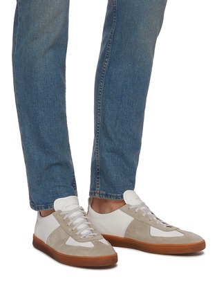 Figure View - Click To Enlarge - HENDERSON - Benoit gum sole leather sneakers