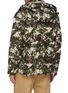 Back View - Click To Enlarge - MONCLER - Blanc Giubbotto' camouflage print quilted down jacket