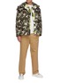 Figure View - Click To Enlarge - MONCLER - Blanc Giubbotto' camouflage print quilted down jacket