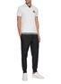 Figure View - Click To Enlarge - MONCLER - 'Maglia' logo patch cotton polo shirt