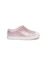 Main View - Click To Enlarge - NATIVE  - Jefferson perforated kids slip-on sneakers