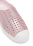 Detail View - Click To Enlarge - NATIVE  - Jefferson perforated kids slip-on sneakers