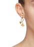 Figure View - Click To Enlarge - OSCAR DE LA RENTA - Pearl Embellished Gingko Earrings