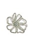 Main View - Click To Enlarge - OSCAR DE LA RENTA - Swarovski Crystal Pavé Floral Brooch