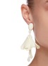 Figure View - Click To Enlarge - OSCAR DE LA RENTA - Small impatiens matte clip earrings