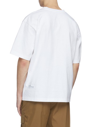 Back View - Click To Enlarge - HERON PRESTON - Graphic print logo patch T-shirt