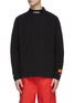Main View - Click To Enlarge - HERON PRESTON - CTNMB embroidered turtleneck long sleeve T-shirt