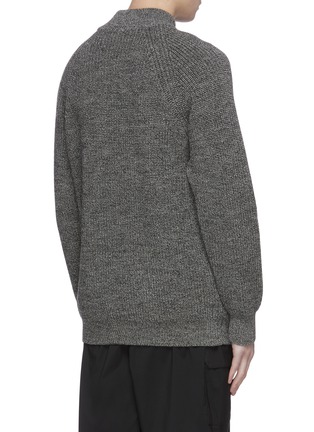 Back View - Click To Enlarge - HERON PRESTON - 'CTNMB' embroidered turtleneck wool sweater