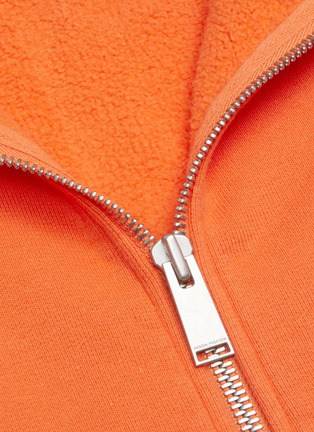  - HERON PRESTON - Techno logo zip front hoodie