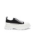 Main View - Click To Enlarge - ALEXANDER MCQUEEN - 'Tread' contrast sole canvas sneakers