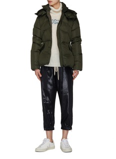 MONCLER | Aloes' Belted Zip Up Down Puffer Jacket | Women | Lane