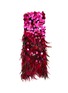 Detail View - Click To Enlarge - DRIES VAN NOTEN - FAVYL' Sequin Feather Scarf