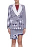 Main View - Click To Enlarge - PH5 - Baker peak lapel houndstooth knit blazer