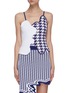 Main View - Click To Enlarge - PH5 - Titus houndstooth curve sleeveless tank top