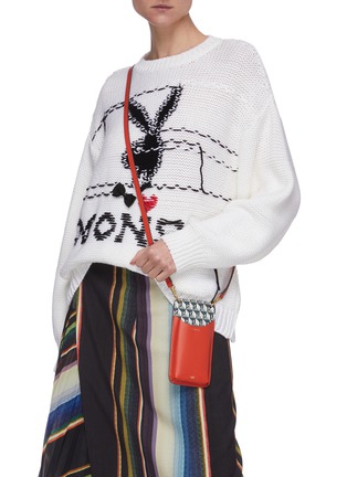 Figure View - Click To Enlarge - ANYA HINDMARCH - I Am A Plastic Bag phone pouch