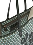 Detail View - Click To Enlarge - ANYA HINDMARCH - I Am A Plastic Bag slogan embroidered tote bag